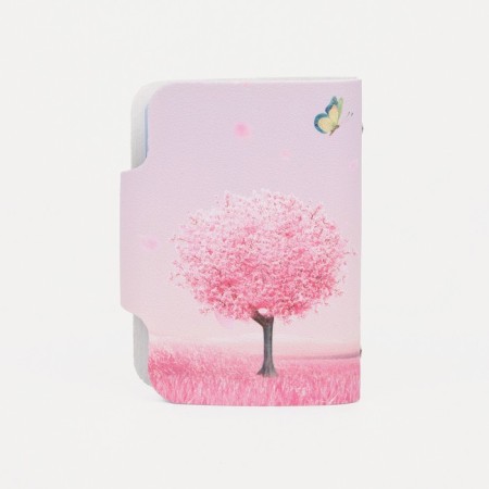 Button business card, 24 cards, pink color-1