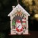 New Year's decor with backlight "Santa Claus with gifts" 9 × 6 × 12.5 cm