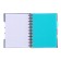 College A6 College, 120 sheets in the Blue cage, a relief plastic cover with cutting, 3 colored plastic separator, OFSET block