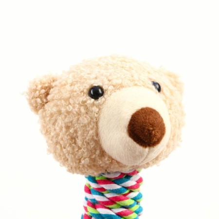 Soft toy for dogs "Bear" White, 24 cm-3