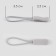 Poller for lightning, 2.5 cm, 6 × 0.8 cm, 10 pcs, the color is light gray