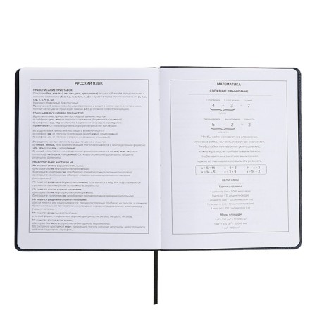 Universal Grade 1-11 Diary, 48 sheets "Joystick", a solid cover of artificial leather, applique, pancake embossing, lisse, universal cheat sheet, block 80 g/m2-10