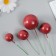 Decor for creativity "Balls" d = 2; 3; 3.5 and 4 cm set 20 pcs, Bordeaux