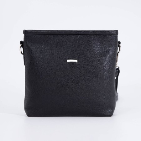 Bag Cross-Bodi with a zipper, black color