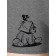 Male panties, size 48, gray color