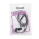 Headphones Krutoff HF-P1, vacuum, microphone, 106 dB, 16 Ohm, 3.5 mm, 1 m, black