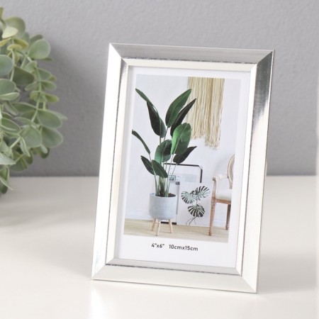 Photo frame plastic 10x15 cm "Silver" 1x12.4x17.2 cm-1