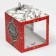 Confectionery box with a window, a chest, "Christmas post" 20 x 20 x 20 cm, New Year
