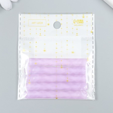 Decor for creativity plastic "Rectangle. Bends" under stone mix 0.6x6.5 cm-3