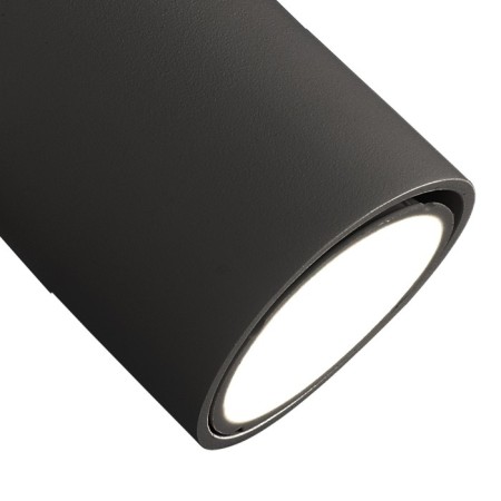 Wall-flowing lamp Mantra Sal, GU10, 1x10W, 128x80x80 mm, matte black color-1