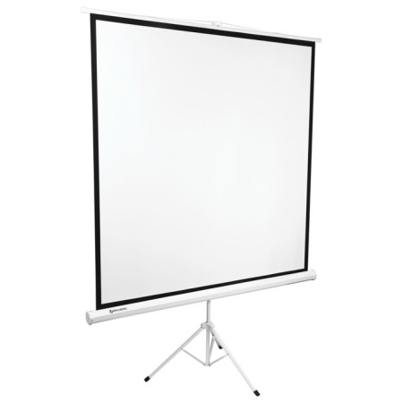 Production screen 180 x 180 cm, Brauberg tripod, matte, on a tripod-2