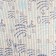 Bathroom mat "Sea signs", width 65 cm, roll 2 m, white color