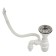Kitchen sink "Vladiks", cut, with a siphon, 57x45 cm, right, stainless steel 0.6 mm