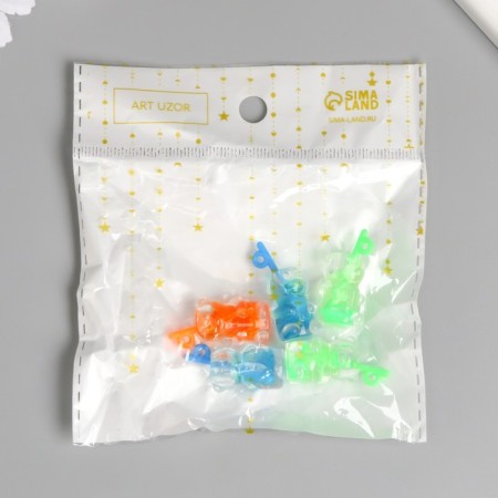 Decor for creativity Plastic "Lemonada - Bear" mix 1.2x1.2x2.7 cm-4