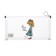 Lightning folder-convert format A6, 180MKR, with a drawing "Little Girl", mix