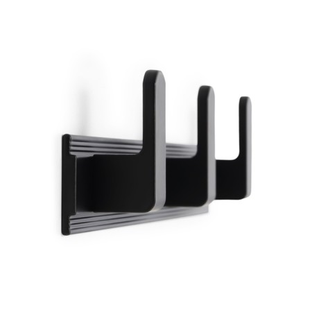 Cappio CVP007 hanger, aluminum, three -rod, black color-3