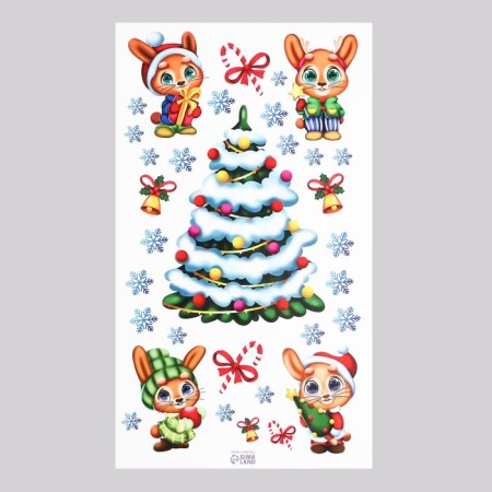 Interior sticker "Eared Friends" 30x50 cm