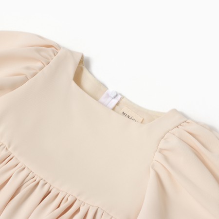 Платье для девочки, MINAKU :Party Dress, цвет молочный, рост 128 см-6