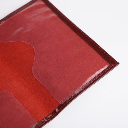 Passport cover, brown color-6