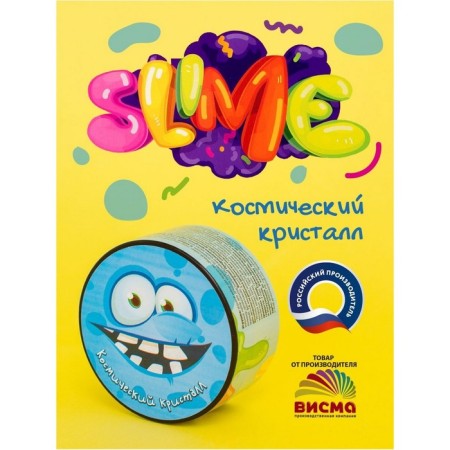 Small Slime Slime "Cosmic Crystal", a series "Young Chemist"