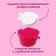 Pot of children's road, folding, figurative, lining for the toilet, pink color, crush me