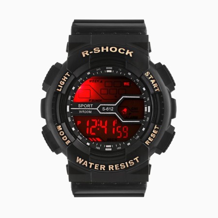 Men's washing watches, silicone strap, with a calendar, waterproof, di-5 dial with-3