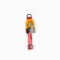 Nylon collar with fastex 2.5 cm, cv red