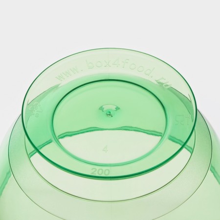Crecanter Plastic disposable "Crystal", 200 ml, green color-8