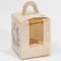 Capley box, confectionery packaging, 1 cell “What the heart wishes”, 9 x 9 x 11 cm