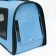 Board-carrier with a window for a muzzle, 42 x 21 x 25 cm, blue