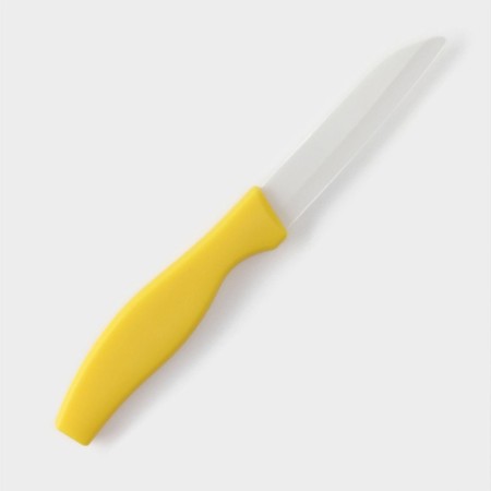 Knife Kitchen ceramic shade "Ceramic", blade 7.5 cm, color mix-6
