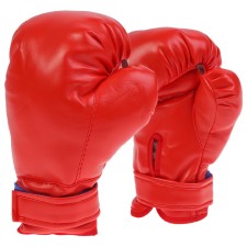 Boxing children, red gloves, size 3 oz