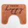 Bathroom mat Ethel "Home", 50x40 cm, velor