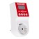 Voltage relay "fork-rosette" with display 16a