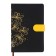 The diary is low, the PVC cover, A5 format, 140 l, cell, with a strap, black