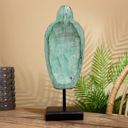 Mask "Judy" on a stand, Albezia 15x8x45 cm-3
