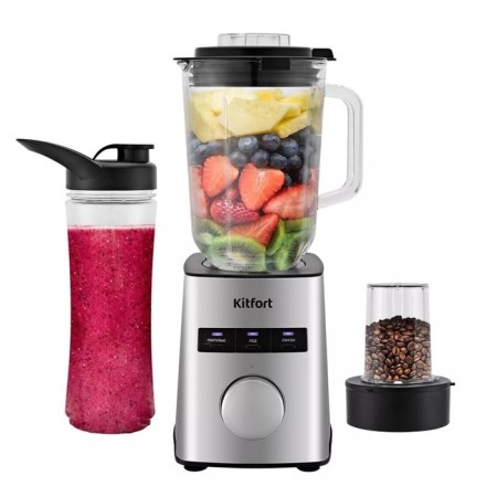 KITFORT BELEDER KT-3075, stationary, 800 watts, 1.5/0.6/0.15 l, reg/speed, silver.