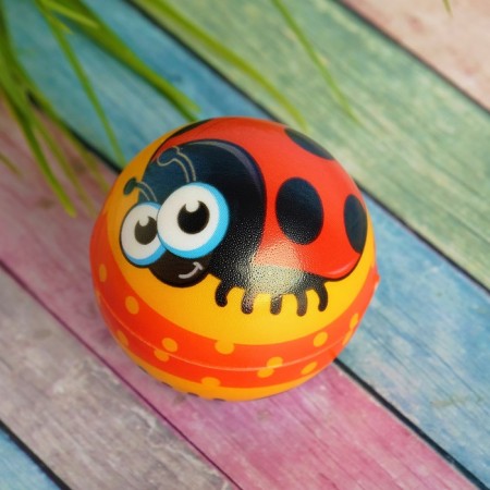 The ball is soft "insects", 4.5 cm, species mix-1