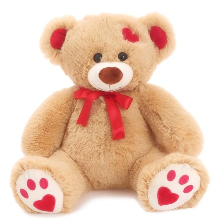 Soft toy "Bear Kelvin" Coffee, 50 cm