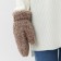 Women's mittens for lawsuit. Mehu Mist, rr. 26cm, brown