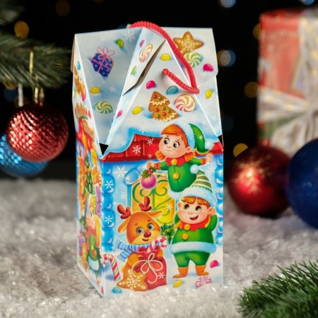Gift Folding Box "Sephirkin" 10.5 x 10.5 x 21.5 cm-1