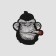 Thermal appliance "Gorilla with a cigar", 9.2 × 8 cm, black color