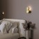 Interior backlight Elektrostandard, Brioni LED 6 W, 70x80x160 mm, IP20, Color gold