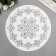 Plastic stencil "Circle with a pattern" D-25 cm