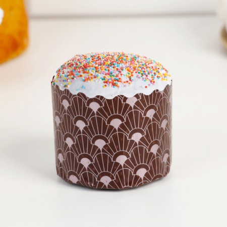 Paper form for cupcake, muffins and kulich "art nuvo" 60 x 45 mm
