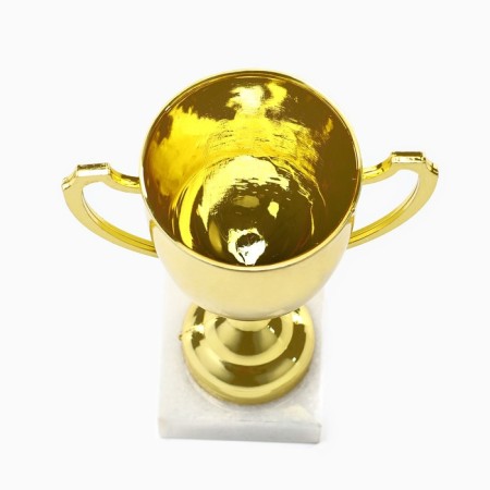 Cup 117, award figure, gold, plastic stand, 16.3 × 11.3 × 5.6 cm.-3