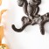 Hooks decorative cast iron "squirrels" 34.5x3x14 cm