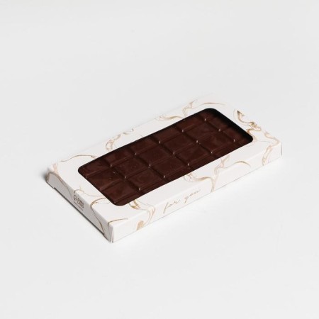Chocolate box, confectionery packaging, “March 8”, with a window, 17.3 x 8.8 x 1.5 cm-1