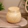 VAZ with a lid weaved, from bamboo 21*21*20.5 cm