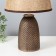 Table lamp "Diana" E14 40W Black with a golden patina 22x22x35 cm Risalux